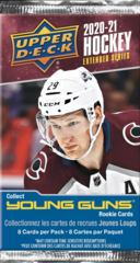 2020/21 Upper Deck Extended Series Hockey Pack HOBBY (8 Cards)